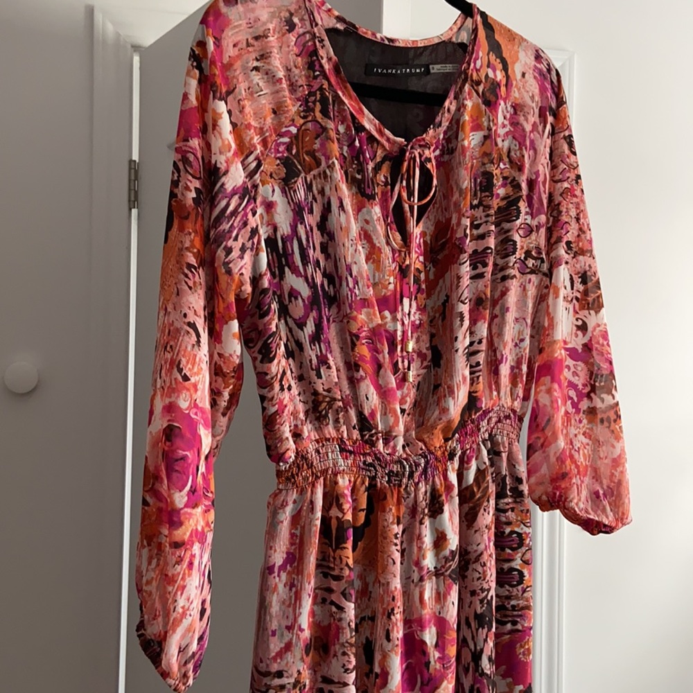 Ivanka Trump 3/4 length sleeve dress